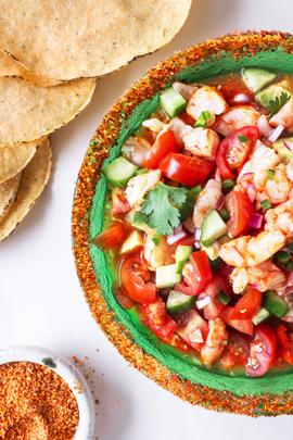 Michelada-Style Shrimp Ceviche