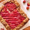 Lattice Rhubarb Galette
