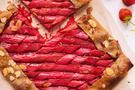 Lattice Rhubarb Galette