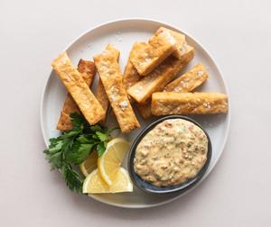 Lentil Frites with Remoulade