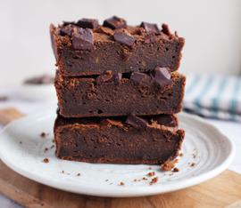 Fudgy Sweet Potato Brownies