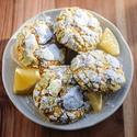 Meyer Lemon Crinkle Cookies
