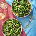 Smashed Cucumber & Cilantro Salad with Miso Sesame Dressing